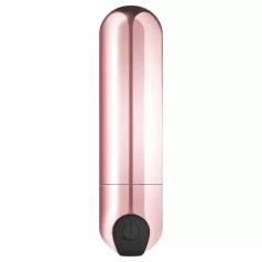 Rosy Gold Bullet - Rechargeable Mini Vibrator (Rose Gold)