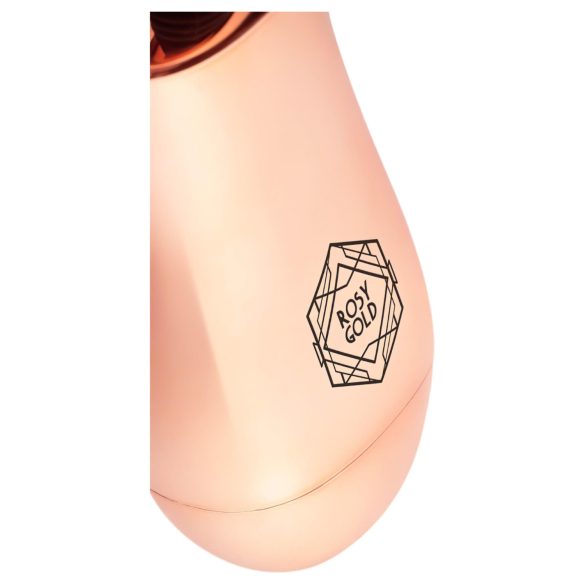 Rosy Gold Mini Wand - Rechargeable Massage Vibrator (Rose Gold)