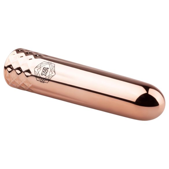 Rosy Gold Mini - Rechargeable Mini Wand Vibrator (Rose Gold)