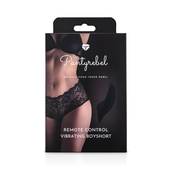 Pantyrebel - Rechargeable Vibrating Radio-Controlled Panties, Black (S-L)