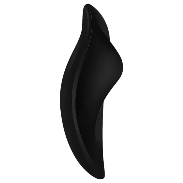 Pantyrebel - rechargeable, remote-controlled vibrating black knickers (S-L)