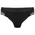 Pantyrebel - rechargeable, remote-controlled vibrating black knickers (S-L)
