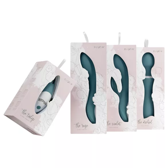 Bloom Violet Rabbit - G-Spot & Clitoral Vibrator (Turquoise)