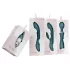 Bloom Violet Rabbit - G-Spot & Clitoral Vibrator (Turquoise)