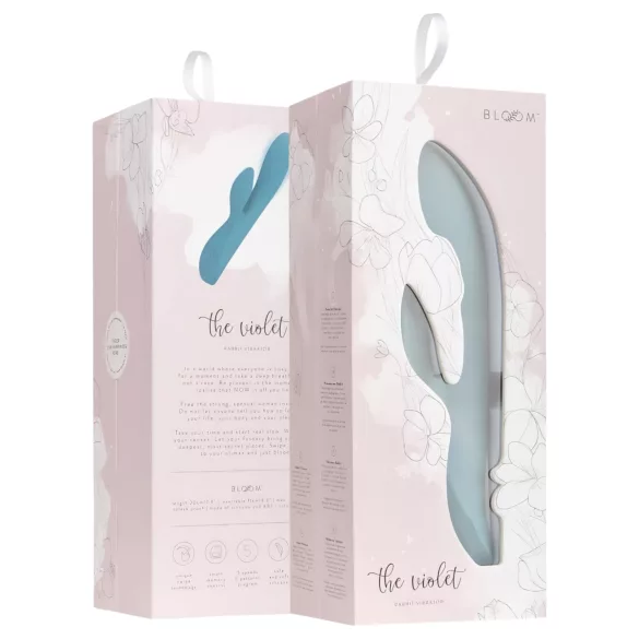 Bloom Violet Rabbit - G-Spot & Clitoral Vibrator (Turquoise)
