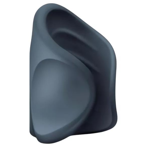 Boners - Rechargeable Vibrating Open Masturbator (Gray)