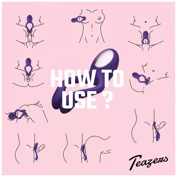 Teazers Partner Multifun - couple’s vibrator (purple)