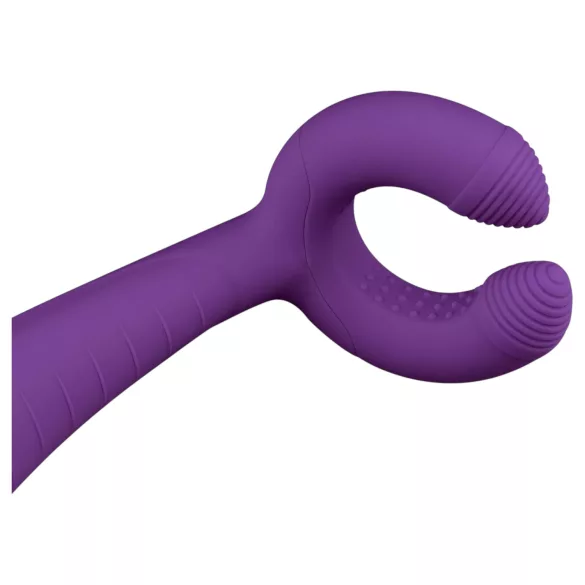 Easytoys Couple - Rechargeable, Waterproof Couple's Vibrator (Purple)
