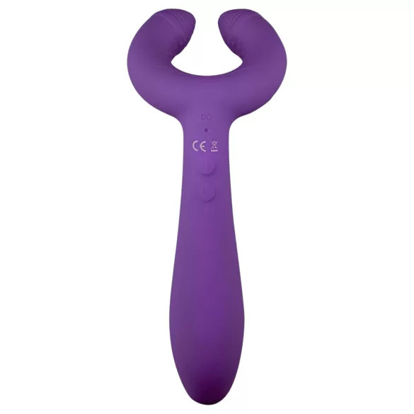 Easytoys Couple - Rechargeable, Waterproof Couple's Vibrator (Purple)