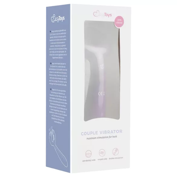 Easytoys Couple - Rechargeable, Waterproof Couple's Vibrator (Purple)