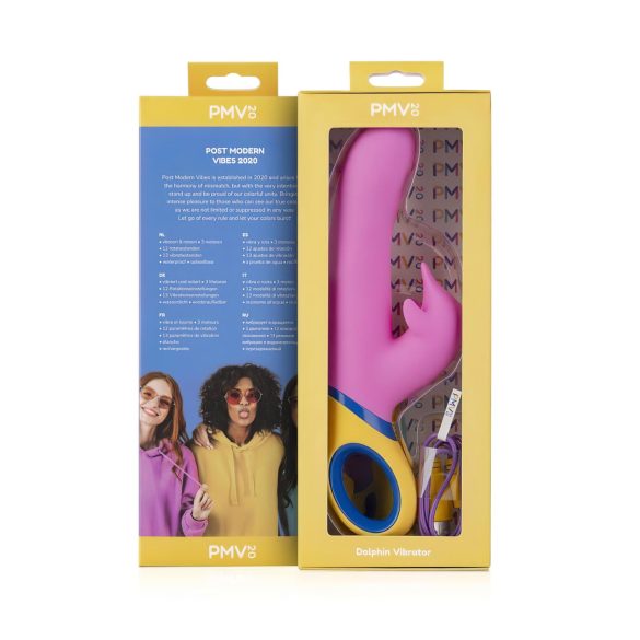 PMV20 Copy Dolphin - Rotating G-Spot & Clitoral Vibrator (Pink)