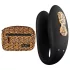 Panthra Zuna - rechargeable, waterproof couples’ vibrator (leopard-black)