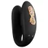 Panthra Zuna - rechargeable, waterproof couples’ vibrator (leopard-black)