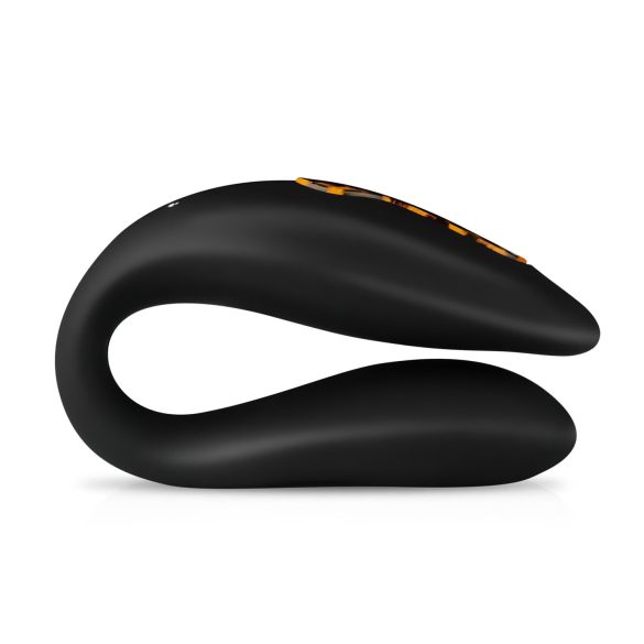 Panthra Zuna - Rechargeable Waterproof Couples Vibrator (Leopard Black)