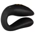 Panthra Zuna - rechargeable, waterproof couples’ vibrator (leopard-black)