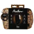 Panthra Zuna - rechargeable, waterproof couples’ vibrator (leopard-black)
