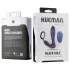 Hueman Black Hole - remote‑control anal vibrator with penis ring (purple)