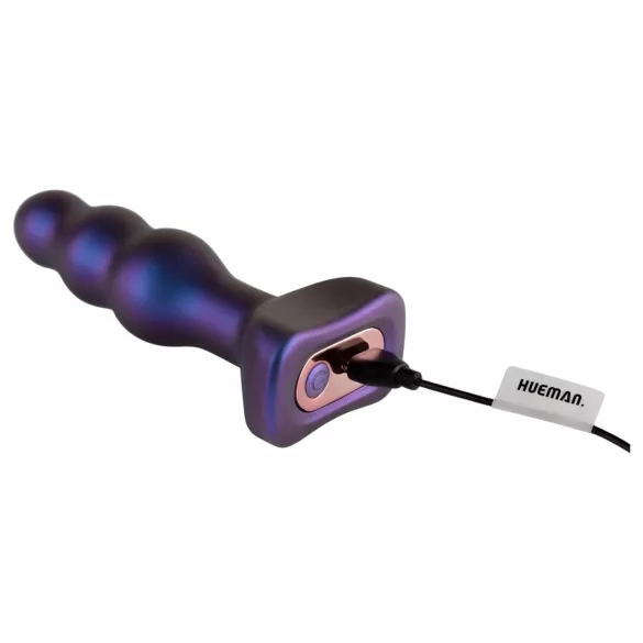 Hueman Space Inveder - rechargeable anal vibrator (purple)