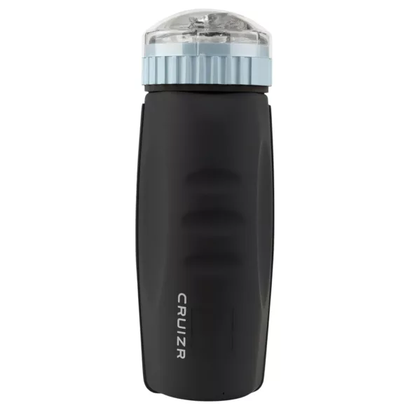 CRUIZR CM05 - Rechargeable Thrusting & Suction Male Toy (Black-Blue)