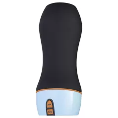   CRUIZR CM06 - Rechargeable Moaning Vibrating Masturbator (Black-Blue)