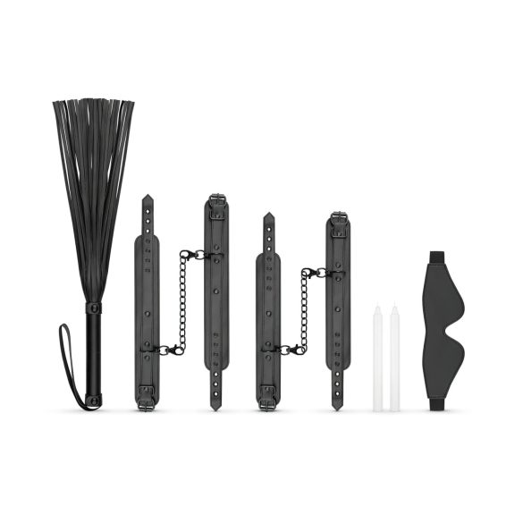 Bedroom Fantasies - Complete 5-Piece BDSM Set (Black)