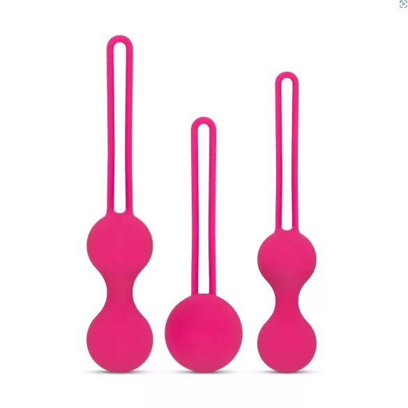 Easytoys LoveBalls - 3-Piece Kegel Ball Set (Pink)