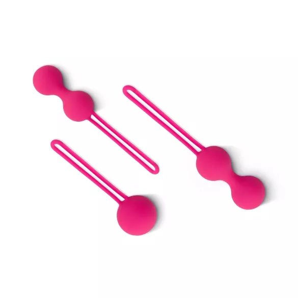 Easytoys LoveBalls - 3-Piece Kegel Ball Set (Pink)