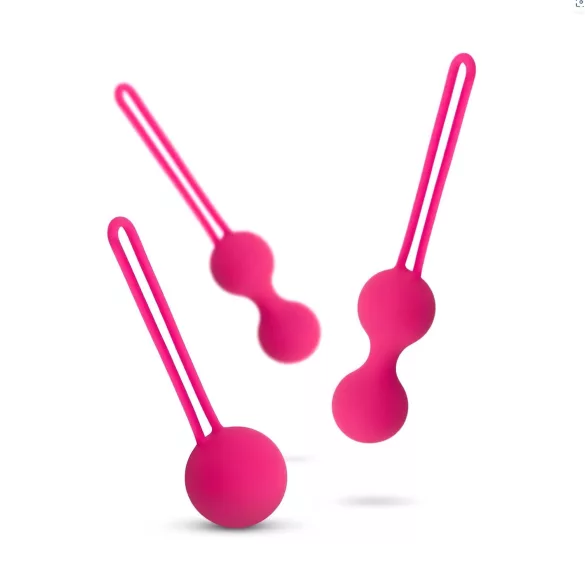 Easytoys LoveBalls - 3-Piece Kegel Ball Set (Pink)