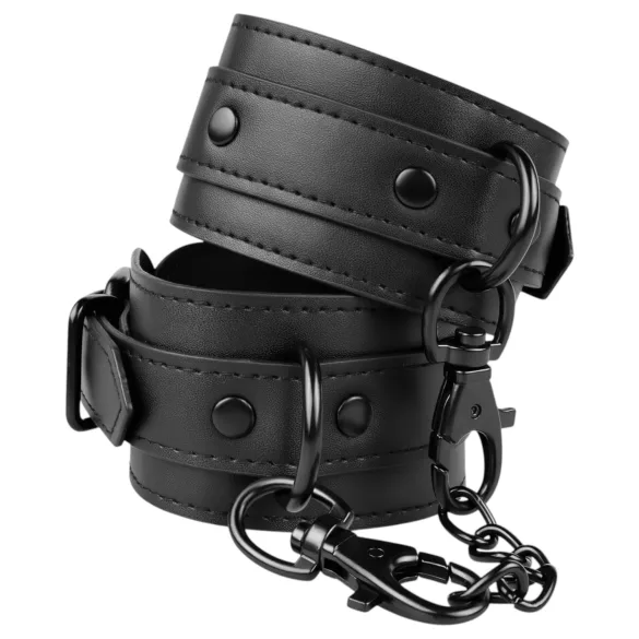 Bedroom Fantasies - Wrist Cuffs with Chain (Black)
