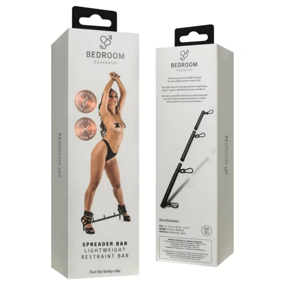Bedroom Fantasies - Adjustable Spreader Bar (Black)