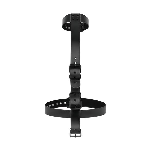 Bedroom Fantasies - BDSM Bondage Set with Collar & Shackles (Black)