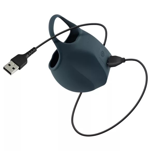 Boners - rechargeable vibrating ball stimulator masturbator (blue)