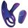 Hueman Infinity Ignite - Vibrating Penis and Scrotum Ring (Purple)