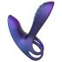 Hueman Infinity Ignite - Vibrating Penis and Scrotum Ring (Purple)