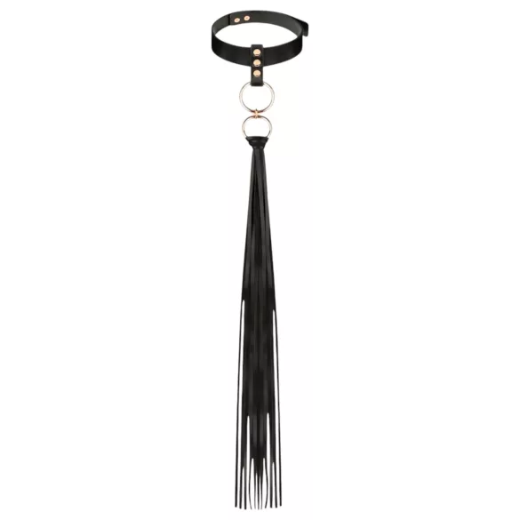 Rosy Gold - collar and spanker (black)