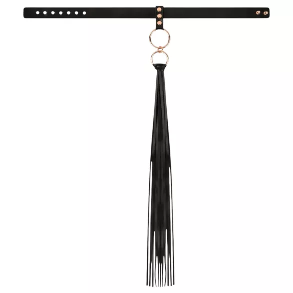 Rosy Gold - collar and spanker (black)