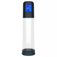 Boners - Automatic LCD Penis Pump (Clear-Black)