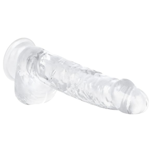 EasyToys - Transparent Testicle Dildo - 13.5cm