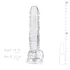 EasyToys - Transparent 17cm Dildo with Balls