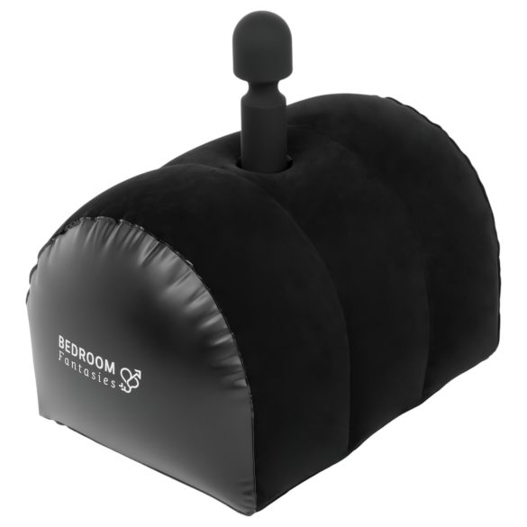 Bedroom Fantasies - Inflatable Pillow with Vibrator Holder (Black)