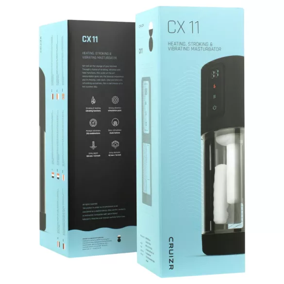 CRUIZR CX11 - Warming, Tight Masturbator (Black)