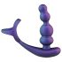 Hueman Stellar Force - Purple Anal Vibrator & Penis Ring Combo