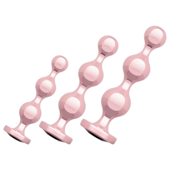 Rosy Gold - Rose Gold Anal Dildo Set