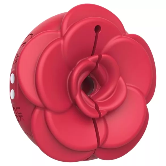 Teazers Rose - Vibrating Nipple Clamps (Red)