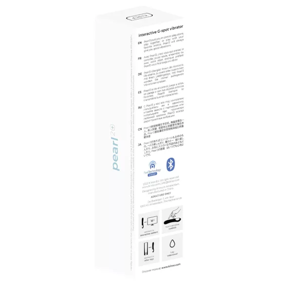 Kiiroo Pearl 2 - interactive, waterproof G-spot vibrator (blue)