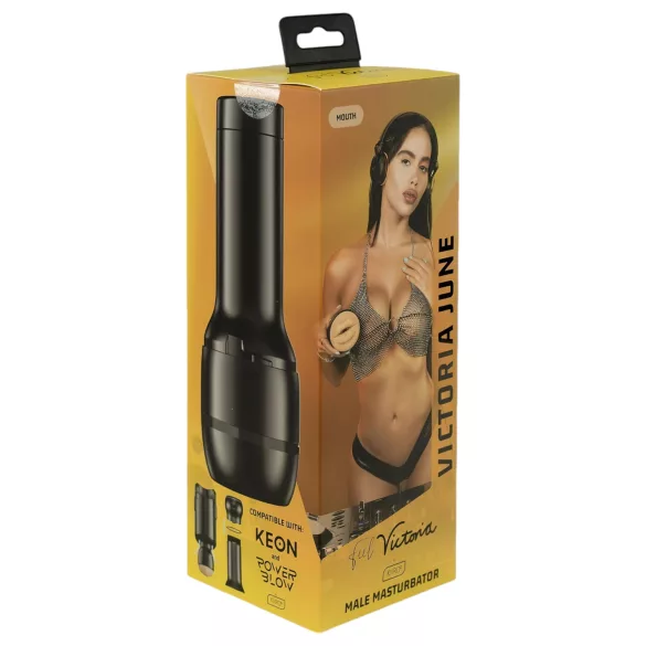 Kiiroo Victoria June - masturbator mouth - PowerBlow compatible (natural)