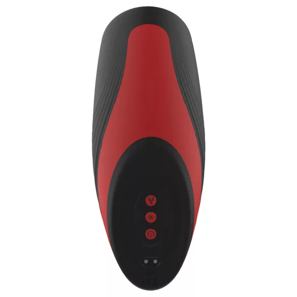 Dreamtoys Essentials - sucking vibrating masturbator (black)