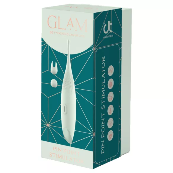 Glam - pinpoint clitoral vibrator (green)