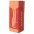 Glam - flexible ribbed vibrator (peach-coloured)