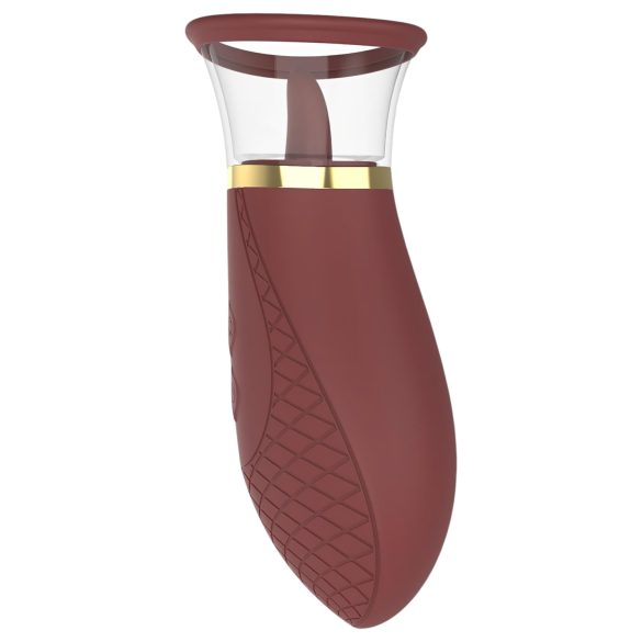 Dreamtoys Roxy - Suction & Lick Vibrator (Bordeaux)